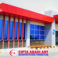 Jual stiker kaca/kaca film oneway cermin biru Murah