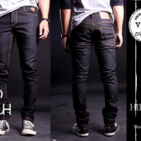 Jual Arch Denim , Celana Panjang Black Dry Denim Slimfit Murah