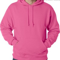 Jual Jaket Hoodie Jumper Capucone Unisex Pink Fanta / Sweter Polos / Kupluk Murah