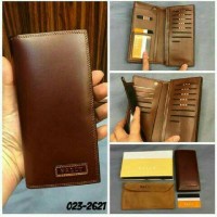 Jual Dompet panjang pria/wanita BALLY kulit asli import super premium. Murah