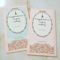 Jual Amplop Angpao WEDDING Parisian Theme Murah