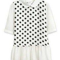Jual Polkadot Blouse/Blus Import Premium/Mayuki Taiwan Murah