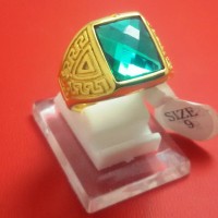 1 PCS CINCIN PRIA ZAMRUD TOSCA CRYSTAL MEWAH