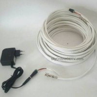 Kabel CCTV Jadi 5 meter Awet Tinggal Pasang merk LG LS Coaxial + Power