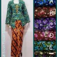 RNB ENCIM SOGAN FLOWER BATIK KUTU BARU MODERN KEBAYA TRADISIONAL JAWA