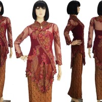 Jual Kebaya jadi Modern Muslimah pesta wisuda akad nikah kerah shanghai Murah