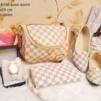 LV xoxo azure tas LV tas paketan tas 4in1 tas lokal murah