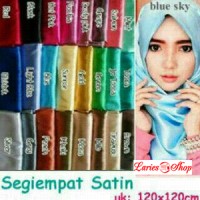 JILBAB SEGI EMPAT SATIN / KERUDUNG SEGI 4 SATEN / HIJAB DIAN PELANGI