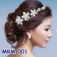 Jual Tiara Rambut Pesta Modern- Aksesoris Pengantin Wedding Wanita- MRM 001 Murah