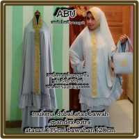 mukena dubai atas bawah renda bordir double