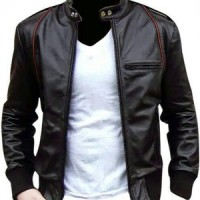 Jual Jaket kulit semi Model Aril | JAket Motor | Jaket Kulit Murah