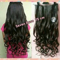 Jual hair clip/hairclip/hair klip curly 75cm/wig/ponytail Murah