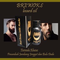 Jual Beard Oil Brewok | Obat Penumbuh Jenggot Jambang dan Bulu Dada Murah