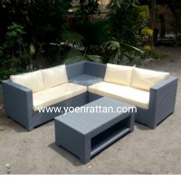 Jual Kursi / Sofa Tamu Sudut Rotan Sintetis Murah