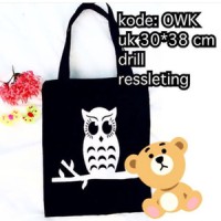 Jual TAS TOTEBAG OWL KECIL MURAH Murah