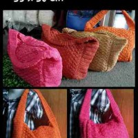 TAS WANITA RAJUT TERUSAN KIPAS SIMPLE CANTIK