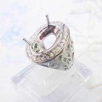 Ikatan Batu Cincin Silver 925