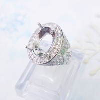 Ikatan Batu Cincin Silver 925