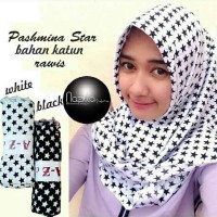 hijab jilbab pashmina monokrom