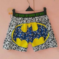 Jual celana pendek boxer pria dan wanita dewasa superhero batman Murah