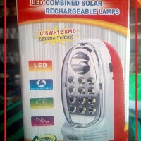Tenaga matahari/Surya & charger ac 220v(LAMPU EMERGENCY/DARURAT)