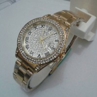 Jam Tangan Rolex Daytona-1992 Date Ring Diamon Kw Super Gold