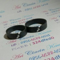 cincin kawin tunangan emas perak palladium hitam
