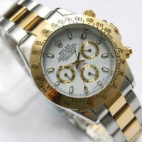 Jam Tangan Rolex Daytona Crono Aktif Kombi Stainless Pria KW SUPER