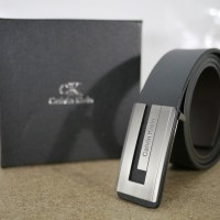 Ikat Pinggang Pria Formal Sabuk Kulit Import Calvin Klein CK Tengah 03