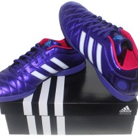 Sepatu Futsal Adidas ORIGINAL 11Questra IN Ungu Putih