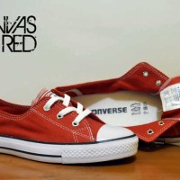 Sepatu Converse Murah Wanita 3 Lubang Warna Merah