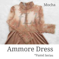 BAJU HIJAB AMMORE DRESS MOCCA