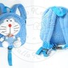 tas ransel mini boneka + tali doraemon