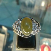 Cincin Batu Giok Solar Aceh Wanita