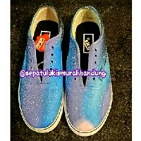 sepatu lukis galaxy vans authentic
