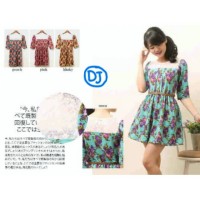 Dress Import Amelia Brokat Flow/Dress Wedges Import/Grosir Dress Mewah