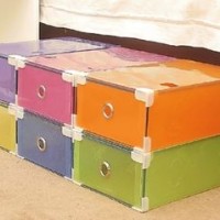 Jual Kotak Box Tempat Sepatu - Plastik Transparan - Harga Murah Berkualitas Murah