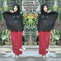 SUPPLIER BAJU HIJAB : ZAHRA SET 3IN1 HQ