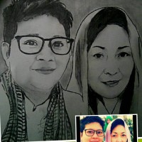 Jual lukis poto dan karikatur murah Murah