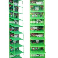Rak Sepatu Gantung Hanging Shoes Organizer HSO Hijau Green Hello Kitty