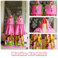 mukena anak M masha 02 pink