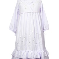 ATM176Putih-S,M,L grosir busana / baju muslim anak perempuan / wanita