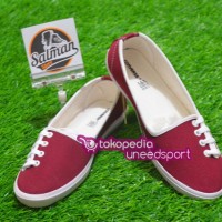 Sepatu Converse Balerina Maroon tali samping