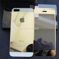 Iphone 5 / 5s Premium Colour Tempered glass Depan + Belakang