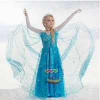 Jual dress kostum elsa frozen etnik 01 bagus grosir welcome reseller Murah