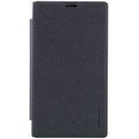 Jual Nillkin Sparkle Leather Case - Microsoft Lumia 532 (Black) Murah