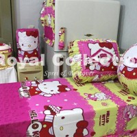 Kitchenset / Set Taplak meja makan / Homeset Hellokitty Sweety Pink