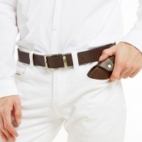 Ikat Pinggang Pria Moses Belt Set Black A.L.I.V.E Sophie Martin Paris
