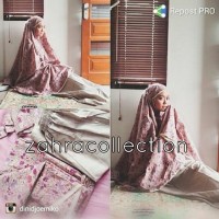 Mukena Katun Jepang Motif Elegan Zahra