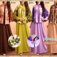 PLI5515 Gamis Vest Jasmine